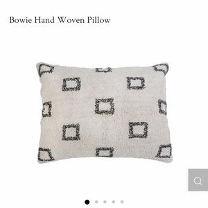 Bowie hand woven pillow cover  (no insert)